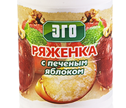 Ряженка ЭГО термостатная с печеным яблоком 300 г 2,9%